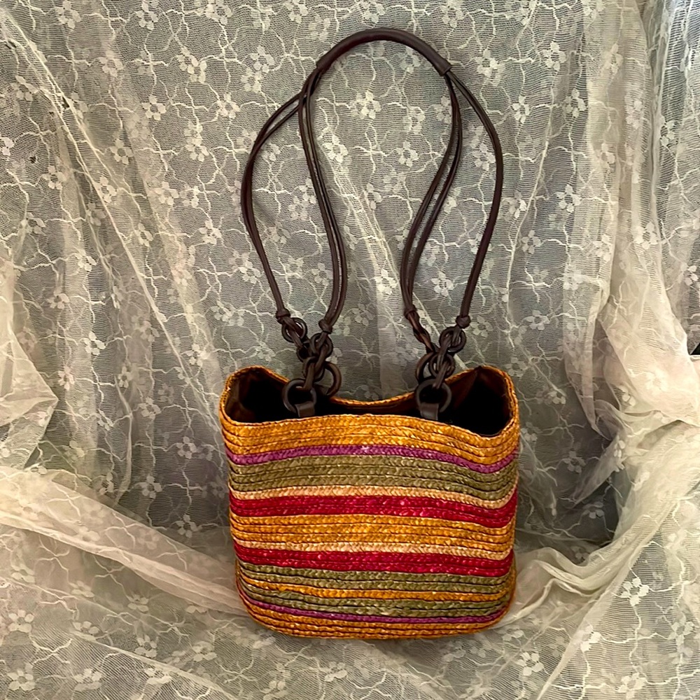 **SOLD** Croft & Barrow straw purse